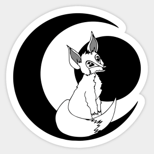 Lunar Fox Sticker